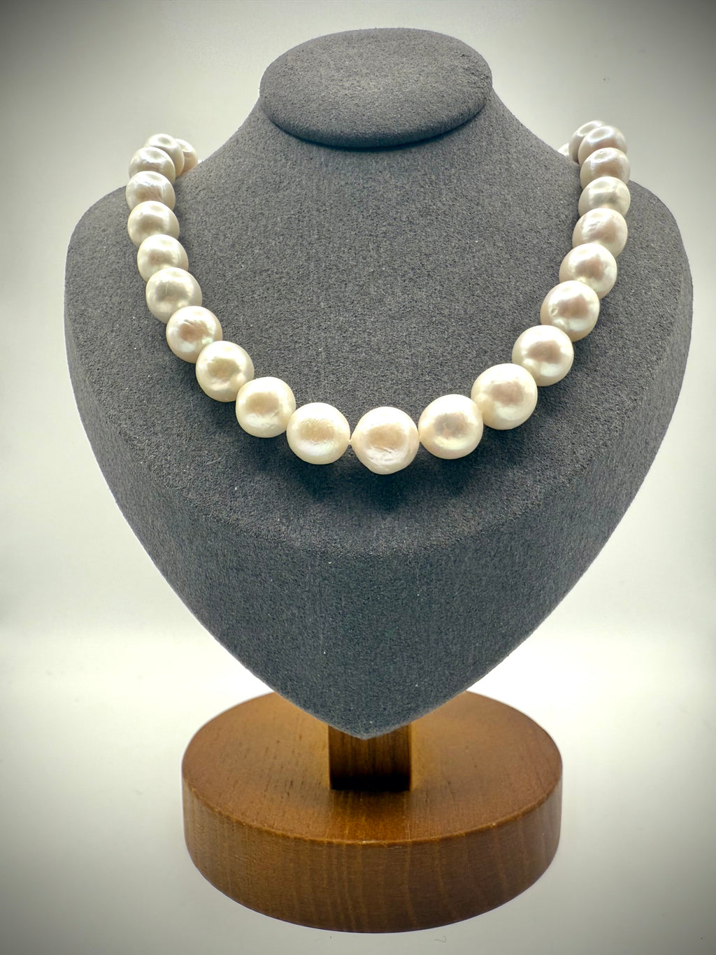White Edison Pearl Necklace