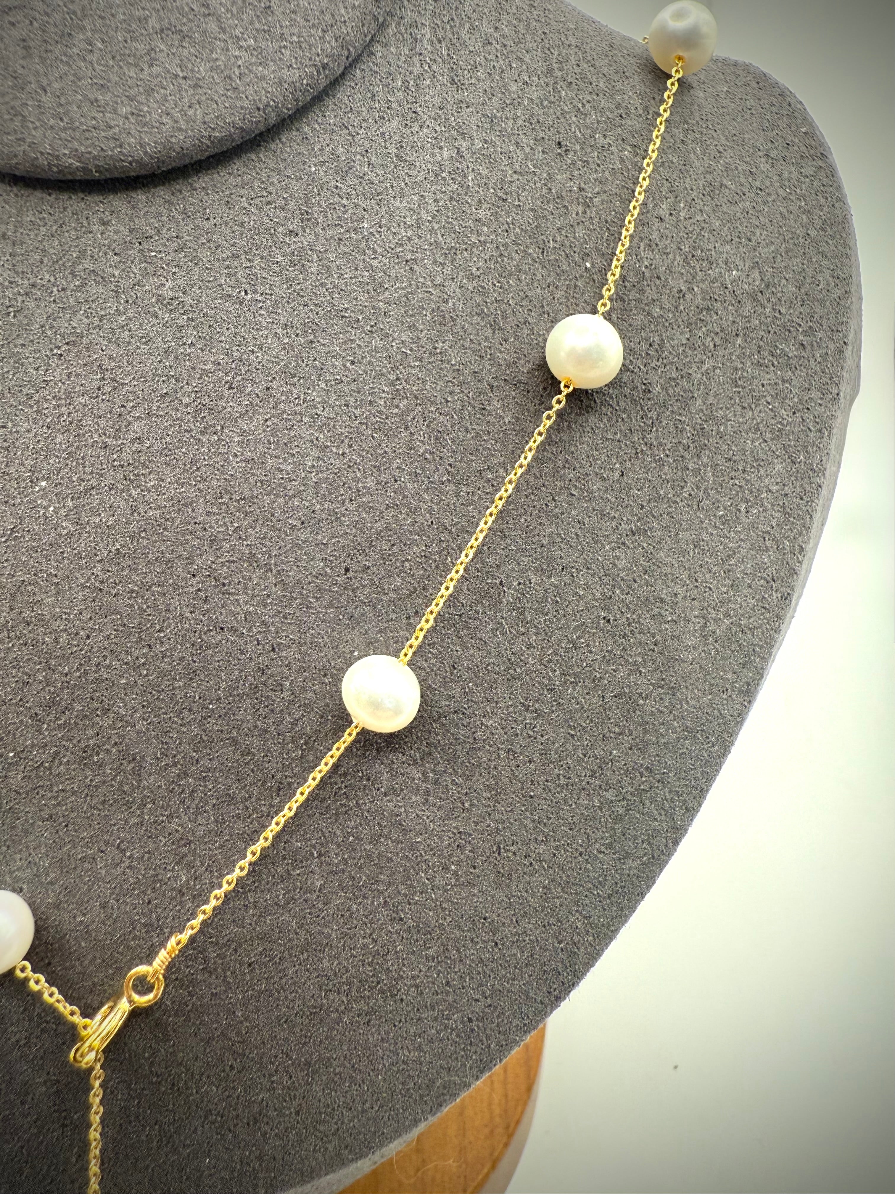 White Freshwater Pearl Necklace