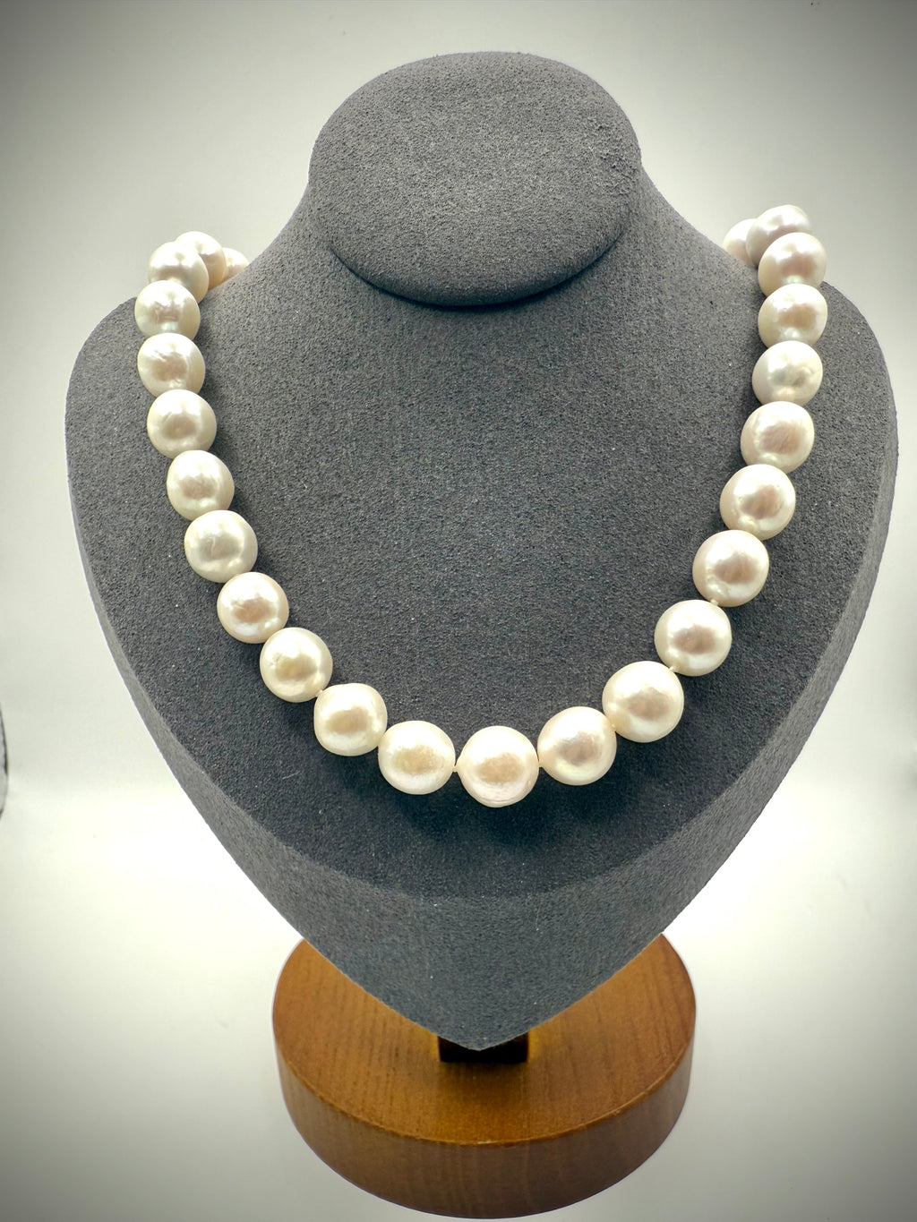 White Edison Pearl Necklace
