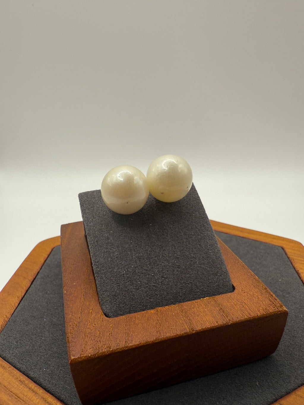Creamy White South Sea Pearl Stud Earrings
