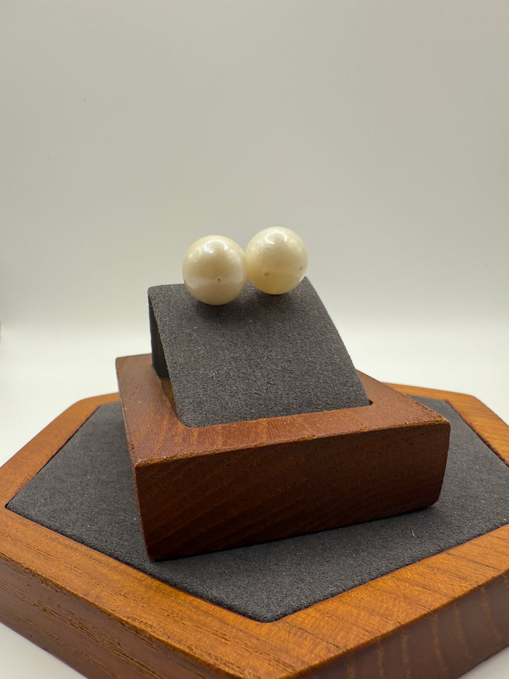 Creamy White South Sea Pearl Stud Earrings