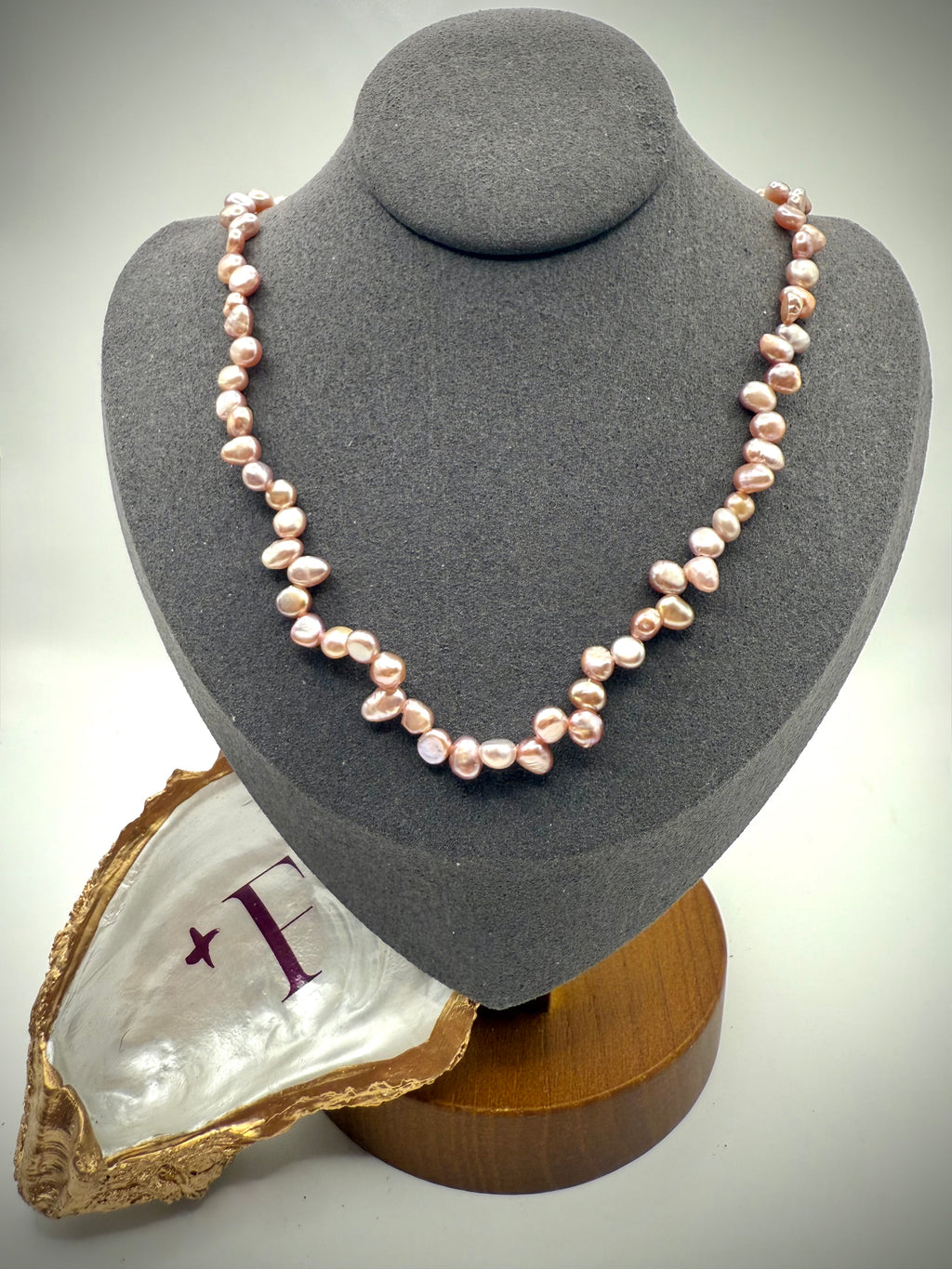 Pink Freshwater Pearl Necklace
