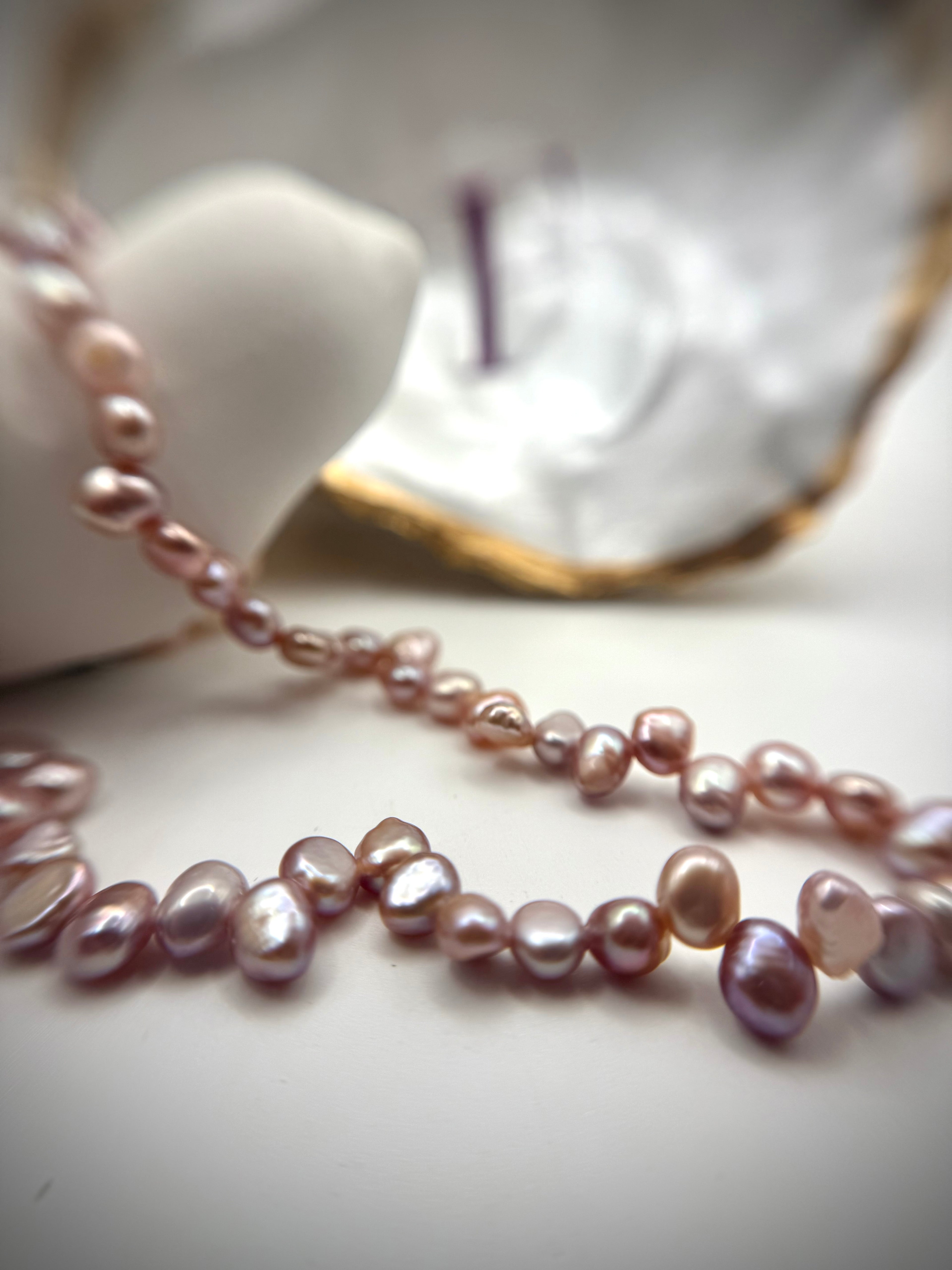 Pink Freshwater Pearl Necklace