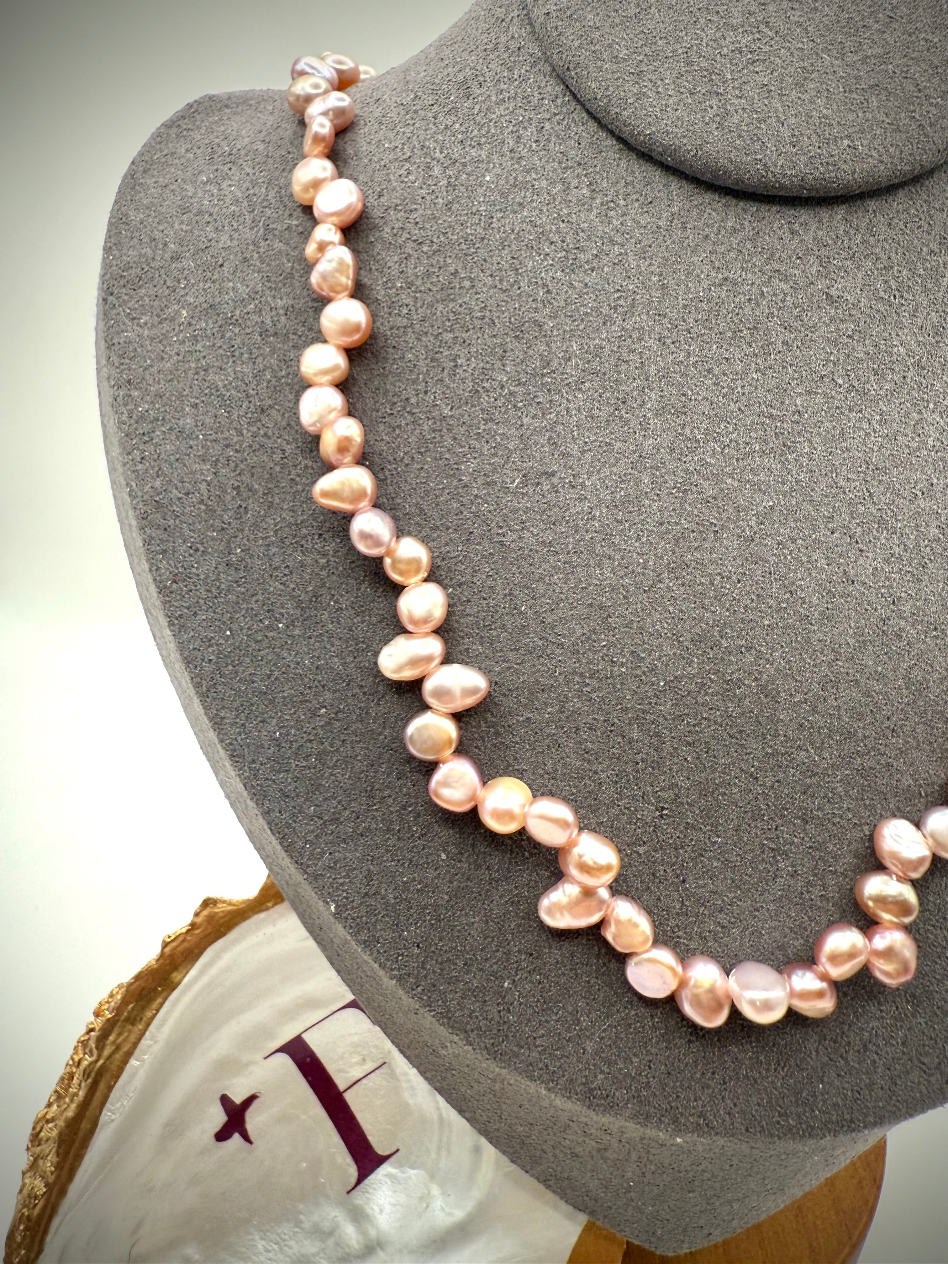 Pink Freshwater Pearl Necklace