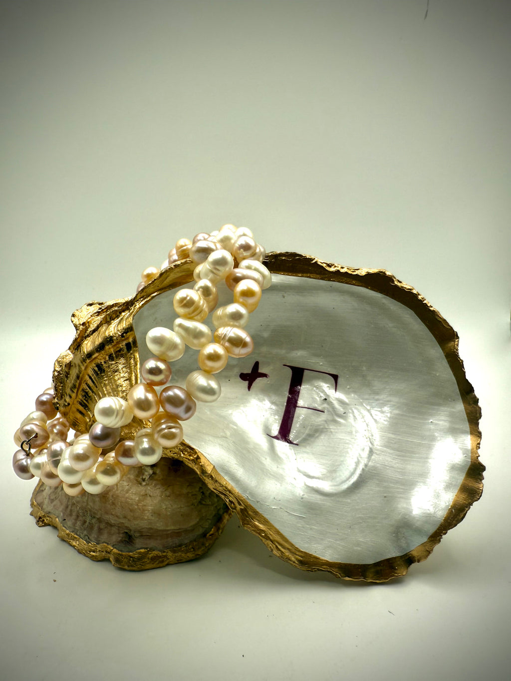 Pastel Double Layer Freshwater Pearl Bangle