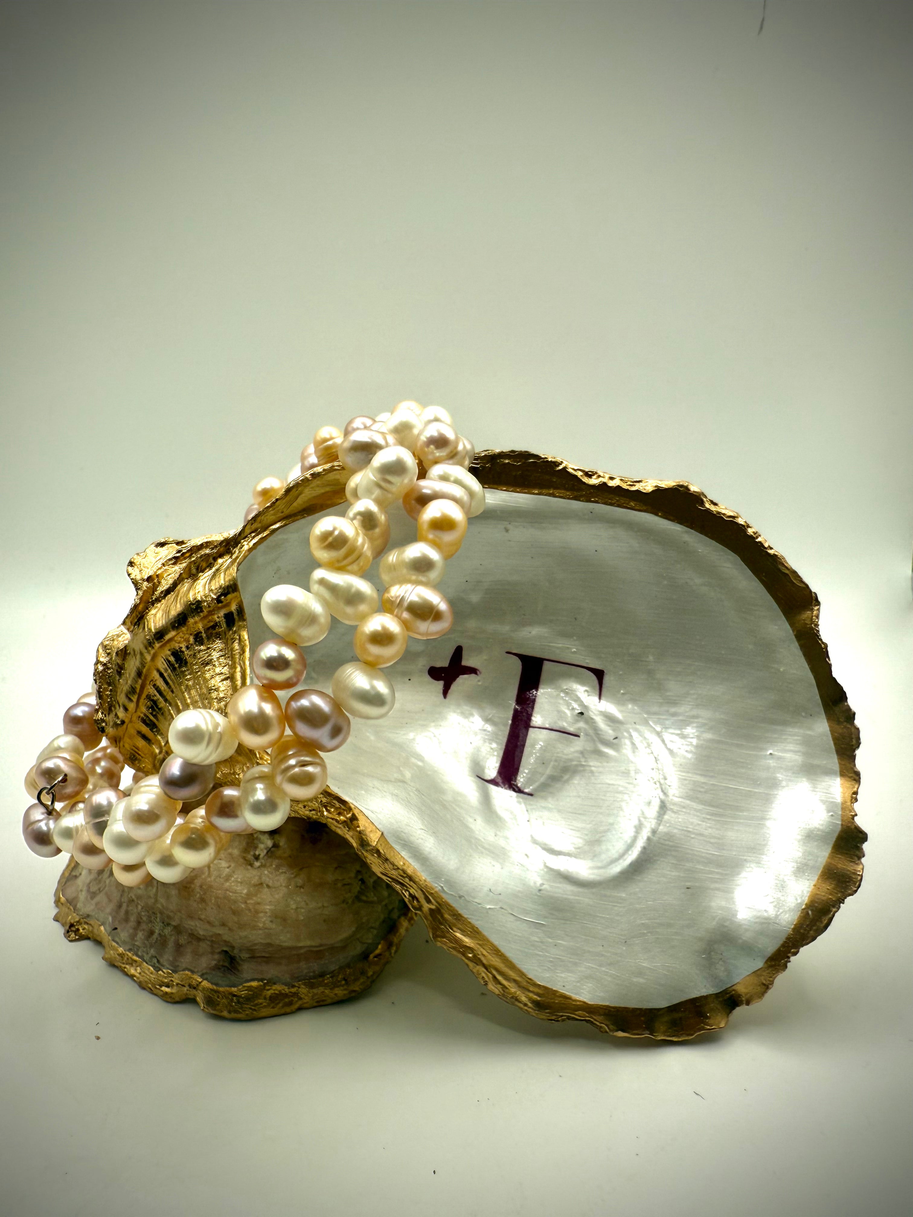 Pastel Double Layer Freshwater Pearl Bangle