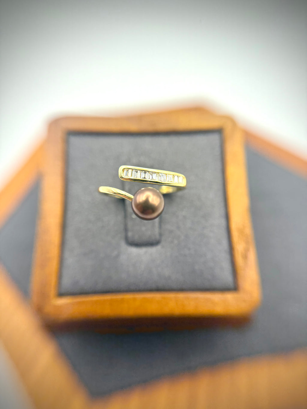 Bronze Freshwater Pearl Ring