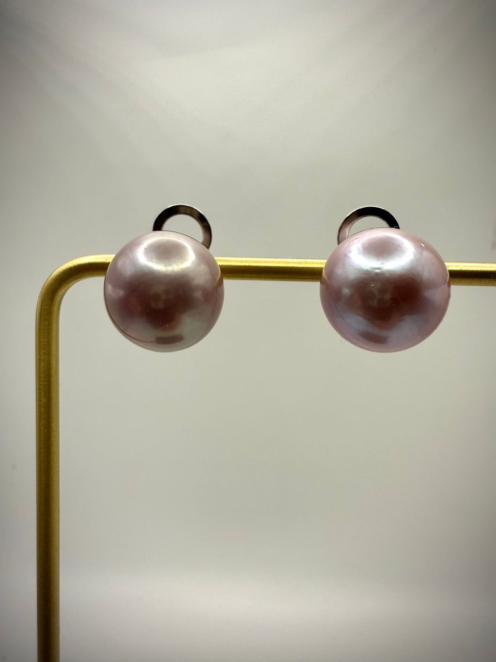 Lilac Edison Stud Earrings