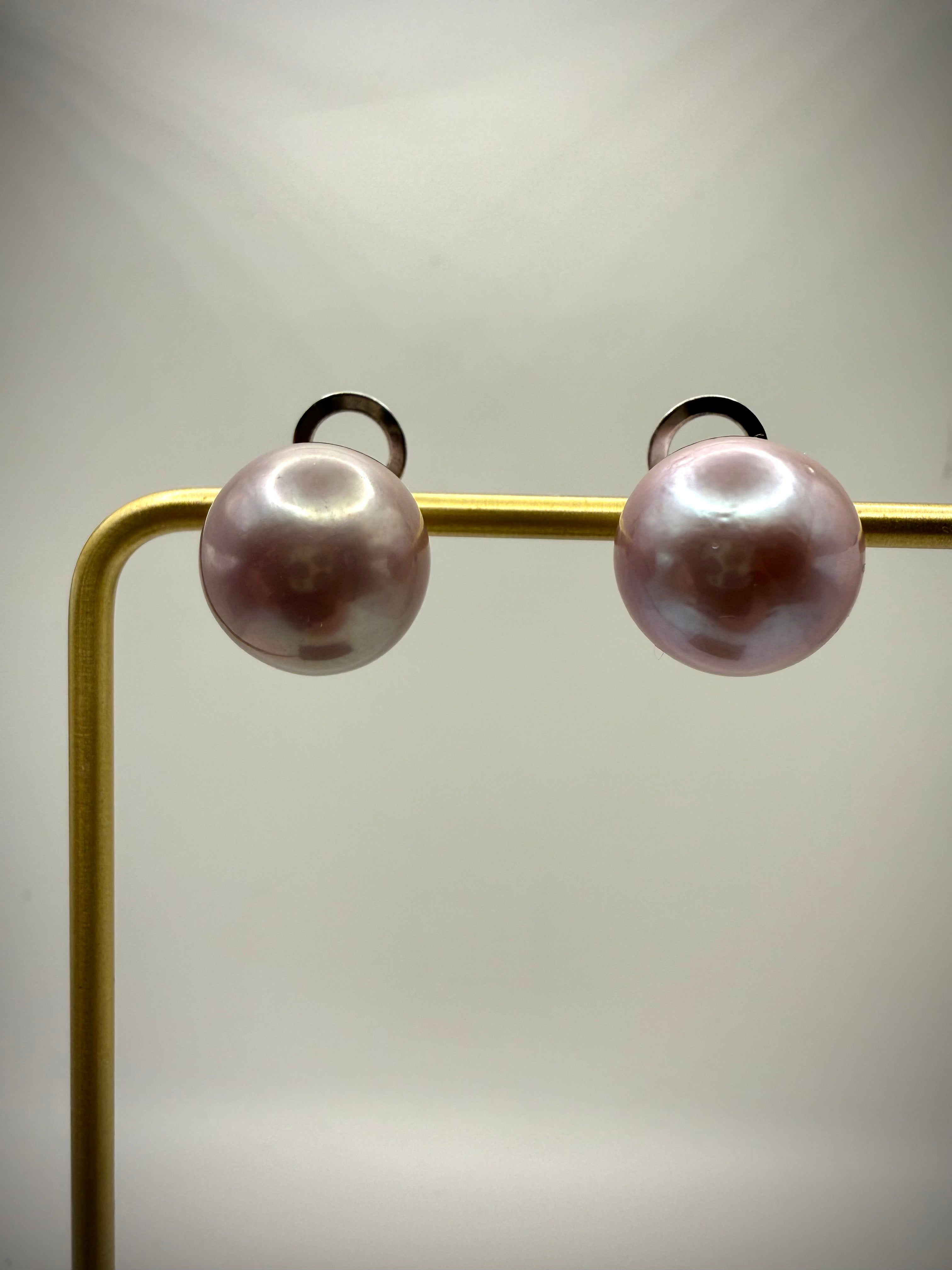 Lilac Edison Stud Earrings