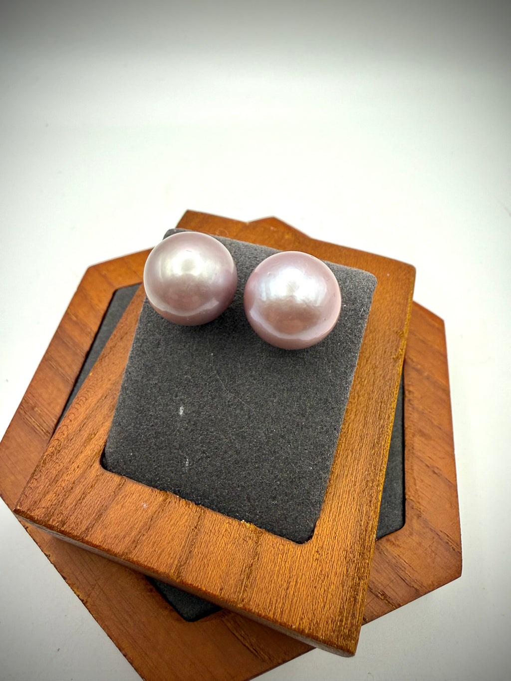Lilac Edison Stud Earrings