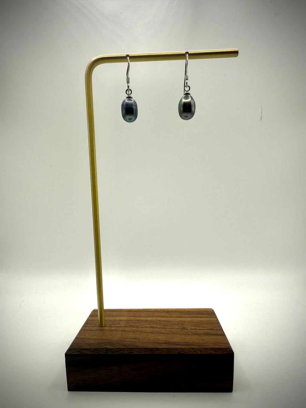 Peacock Freshwater Dangling Earrings