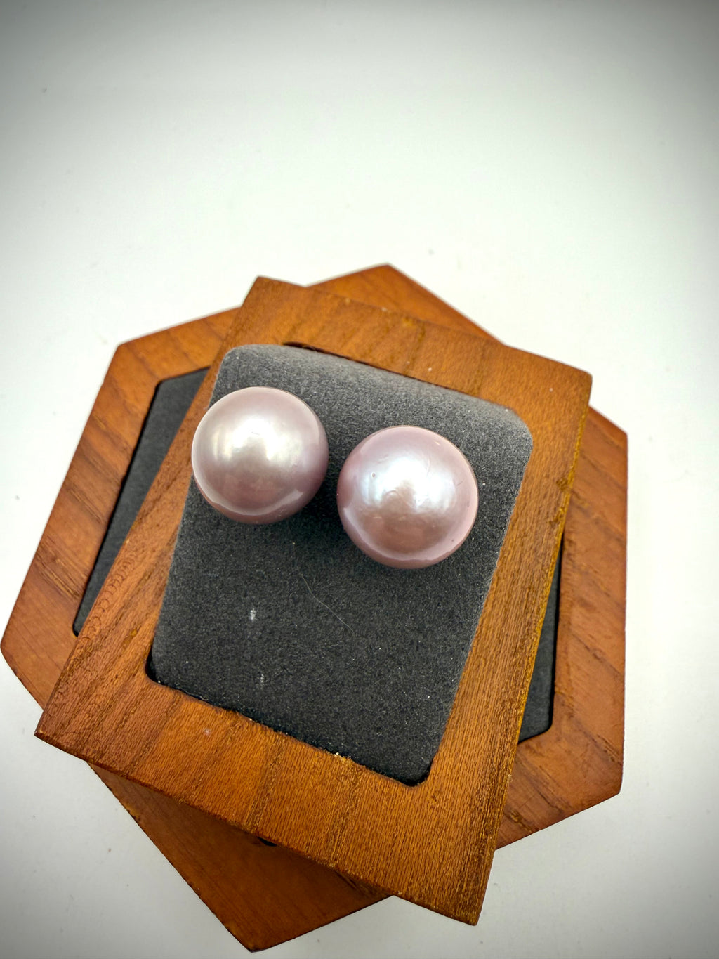 Lilac Edison Stud Earrings