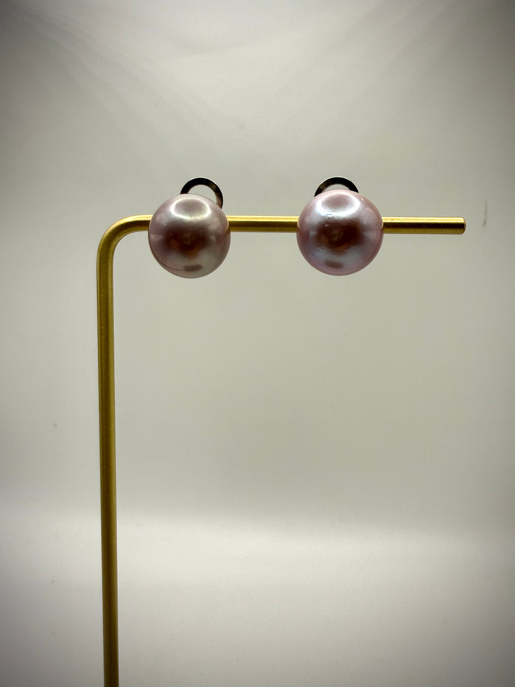 Lilac Edison Stud Earrings