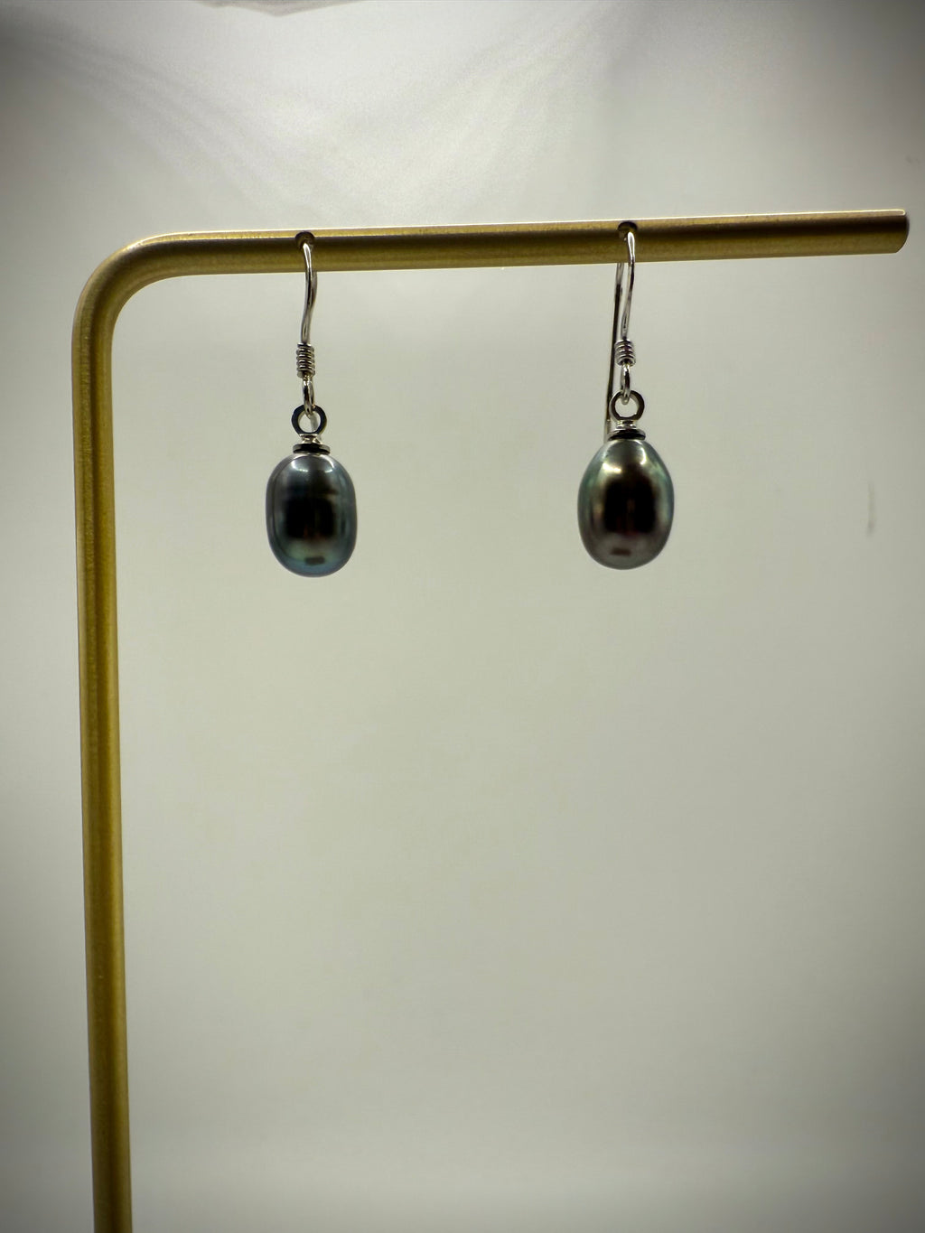 Peacock Freshwater Dangling Earrings