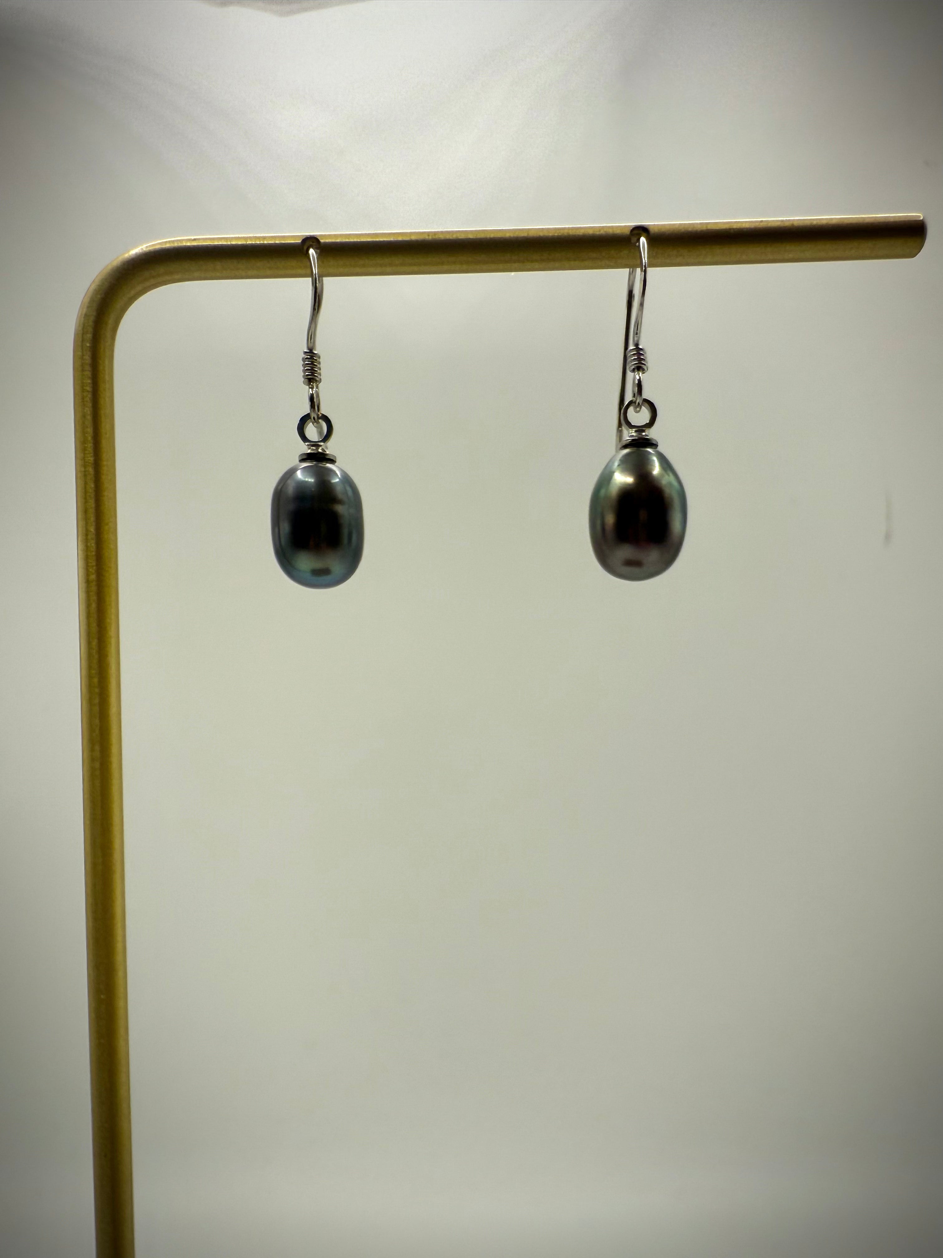 Peacock Freshwater Dangling Earrings