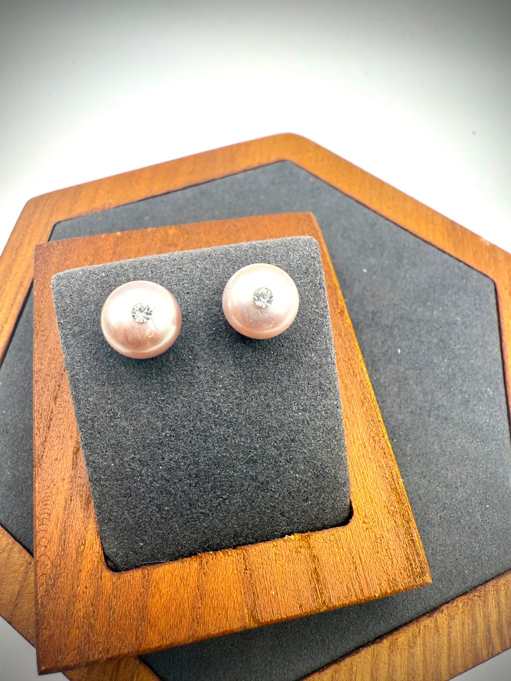 Lilac Freshwater Pearl Earrings