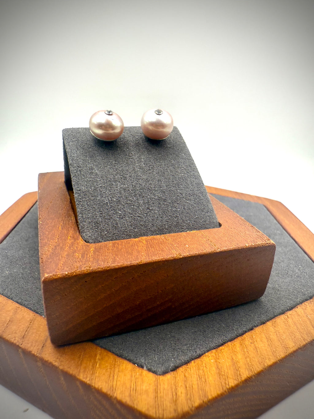 Lilac Freshwater Pearl Earrings