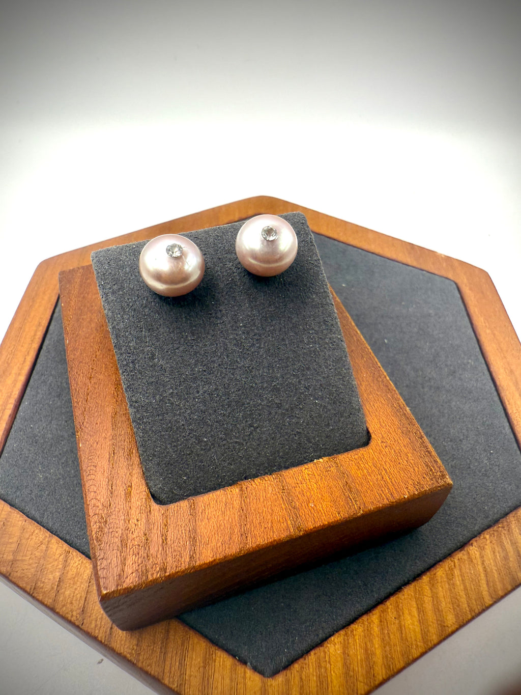 Lilac Freshwater Pearl Earrings