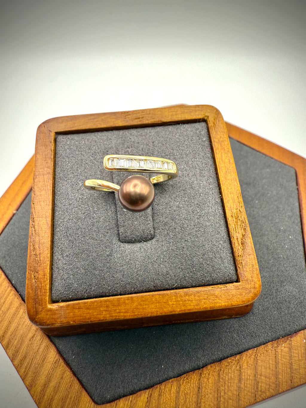 Bronze Freshwater Pearl Ring